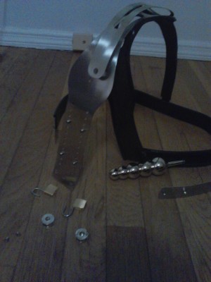 Belt and pieces received after I adjusted to my body
